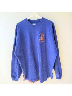 Walt Disney World 50th Celebration Spirit Jersey Women’s Size XL Blue Shirt C45
